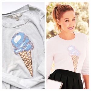 NWT Lauren Conrad Ice Cream Sweater L